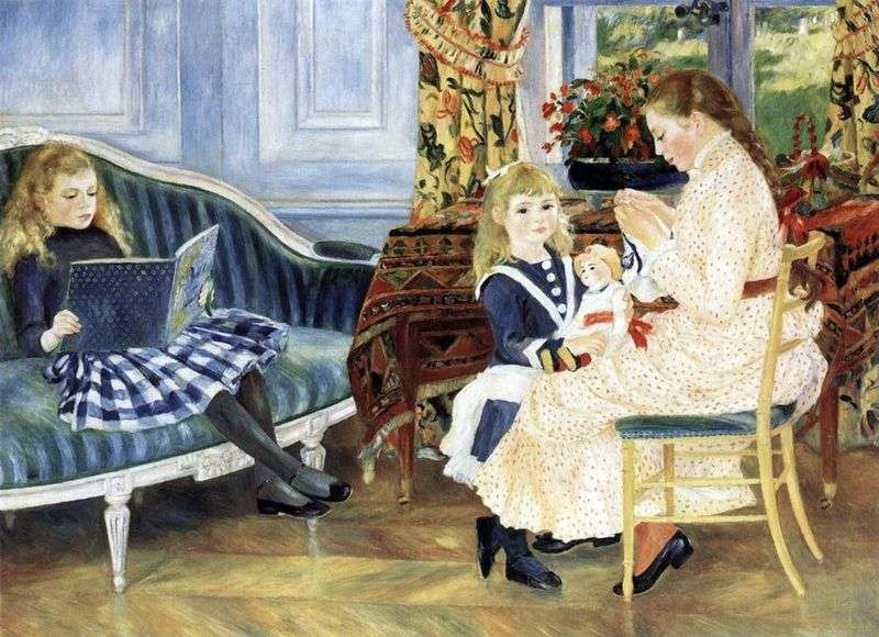 Mezzogiorno Bambini a Vargemont   Pierre Auguste Renoir