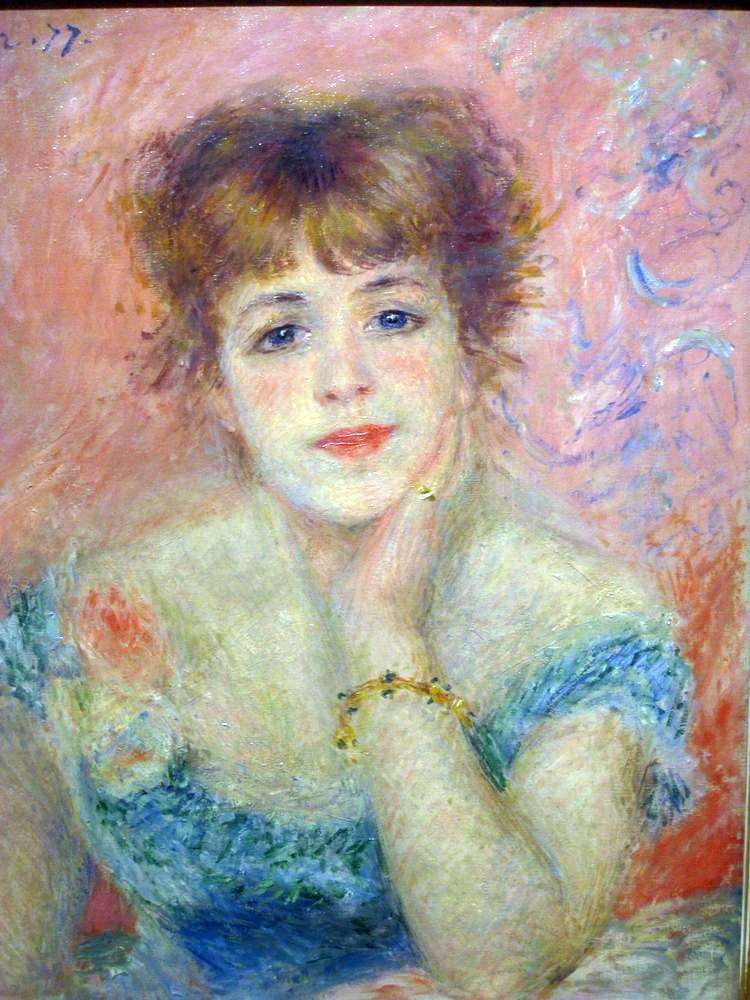 Ritratto dellattrice Jeanne Samary   Pierre Auguste Renoir