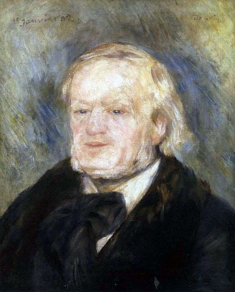 Ritratto di Wagner   Pierre Auguste Renoir