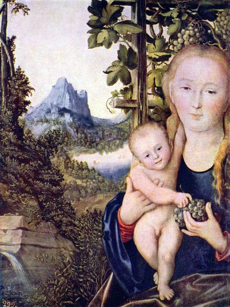 Madonna col Bambino   Lukas Cranach