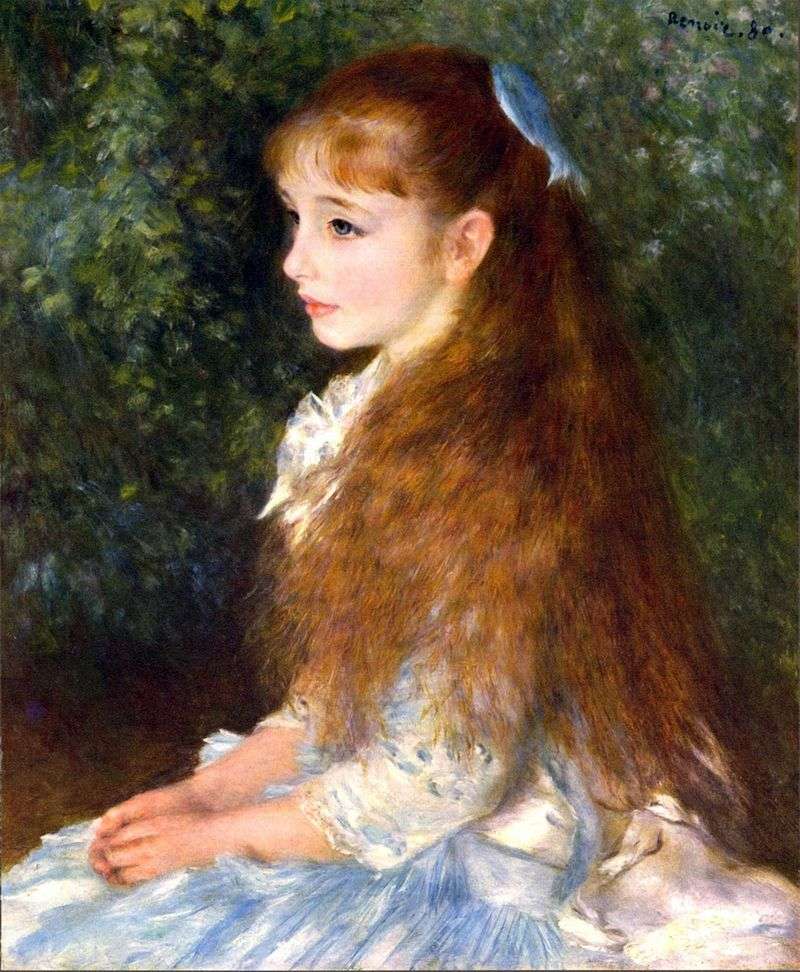 Ritratto di Irene Caen dAnverse   Pierre Auguste Renoir