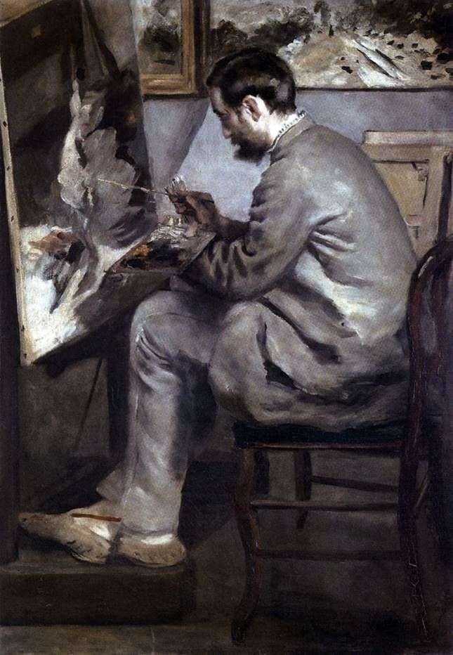 Ritratto di Federico Basilio al Cavalletto   Pierre Auguste Renoir