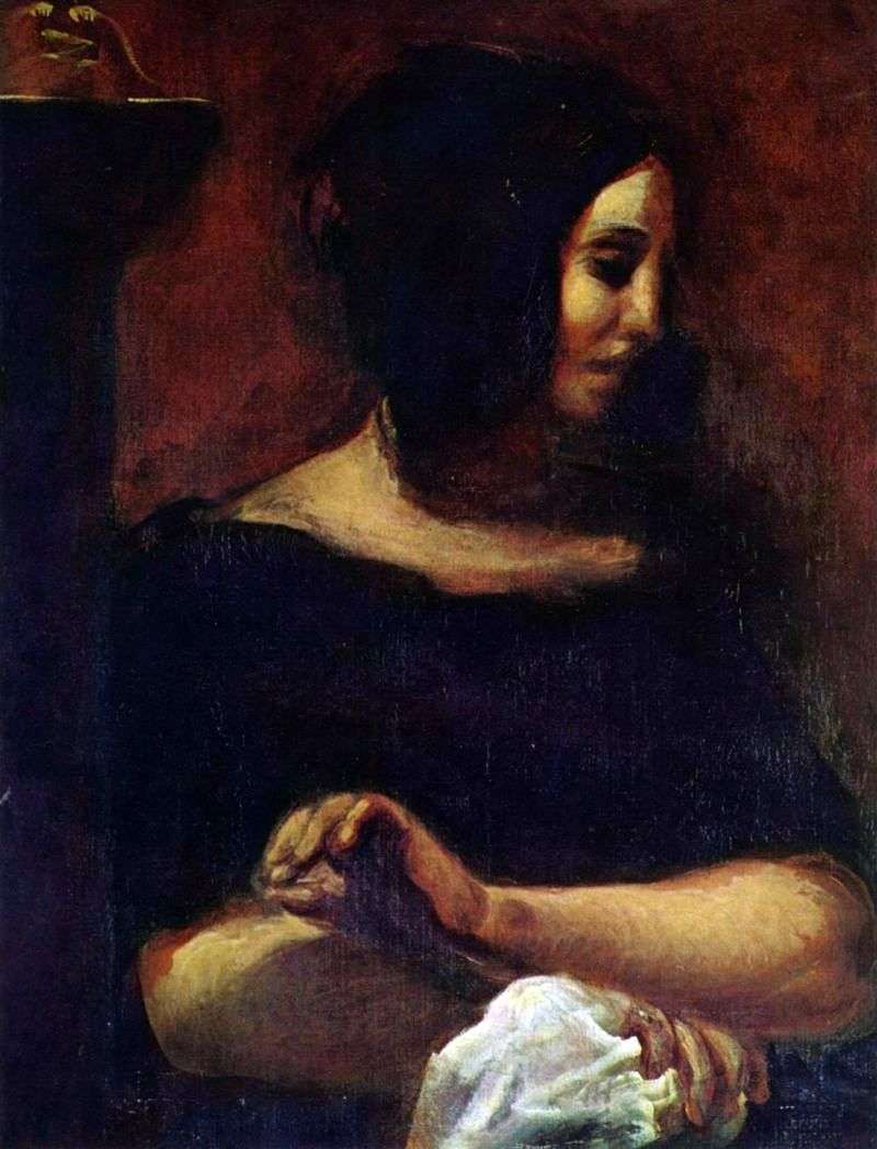 Ritratto di George Sand   Eugene Delacroix
