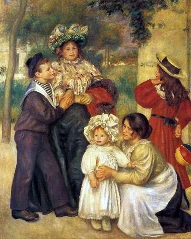 Famiglia dellartista   Pierre Auguste Renoir