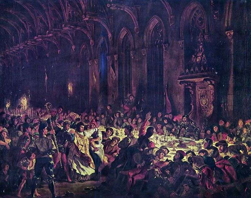 Assassinio dellarcivescovo di Liegi   Eugene Delacroix