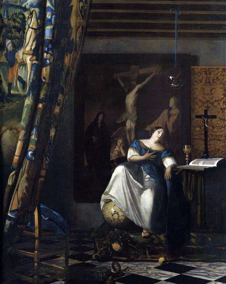 Allegoria della fede   Jan Vermeer