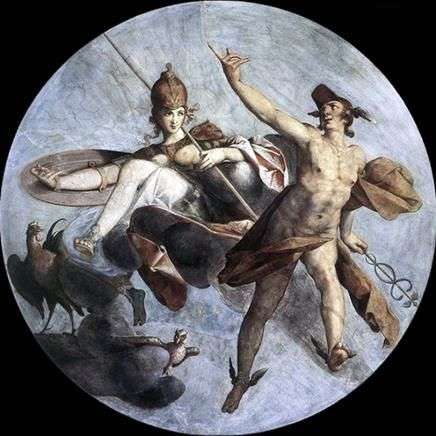 Hermes e Athena   Bartholomeus Spranger