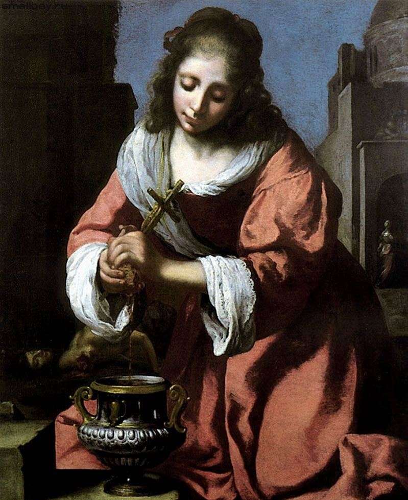 Santa Prakseda   Jan Vermeer
