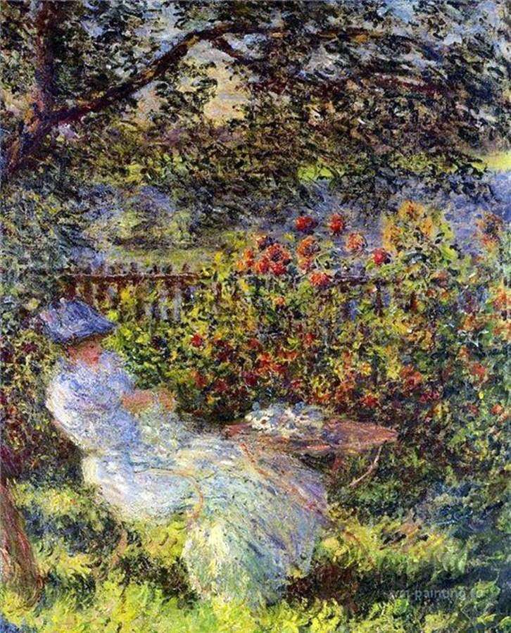 Alice Hoshede in the Garden   Claude Monet