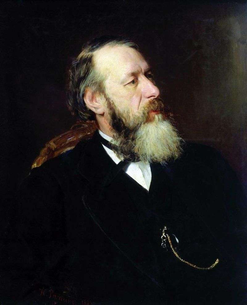 Ritratto del critico V. V. Stasov   I. E. Repin