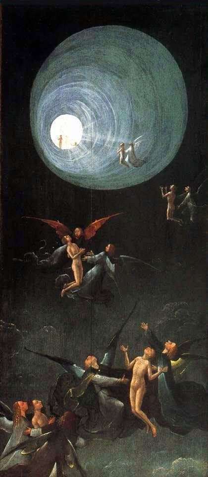 Ascensione nellImpero, Visioni del prossimo mondo. Parte dellaltare   Hieronymus Bosch