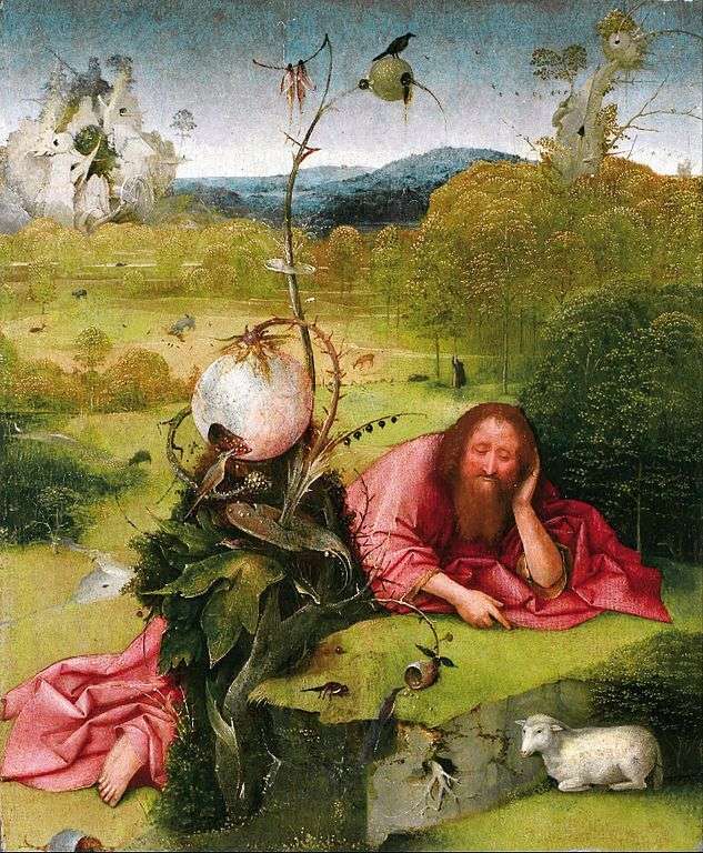 Giovanni Battista nel deserto   Hieronymus Bosch