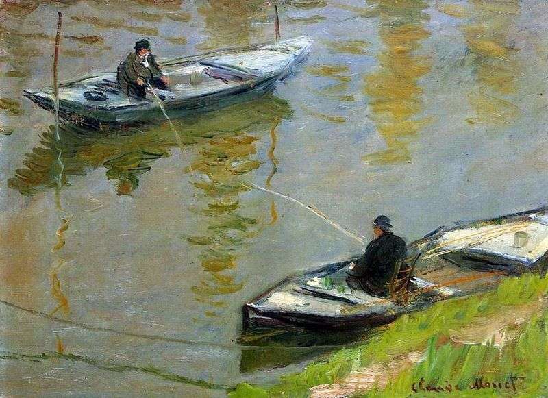 Due pescatori   Claude Monet