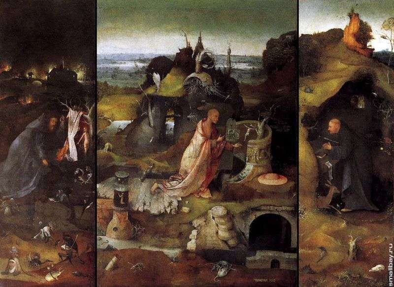 Santi eremiti. Trittico   Hieronymus Bosch