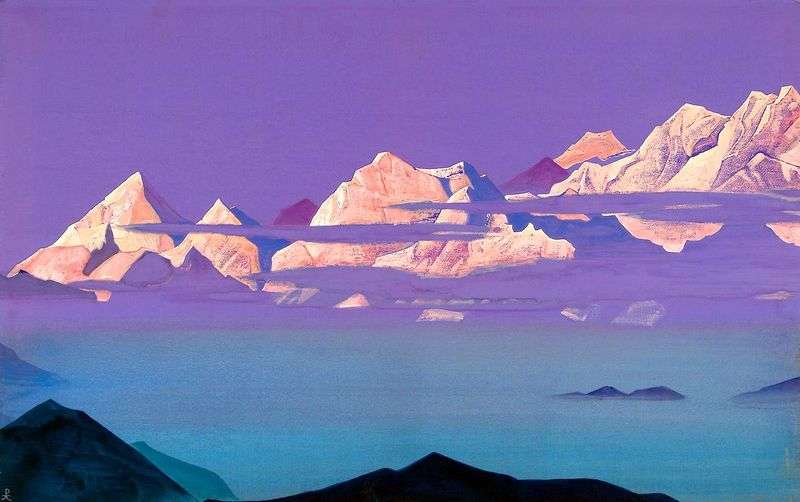 Himalaya. Pink Mountains   Nicholas Roerich