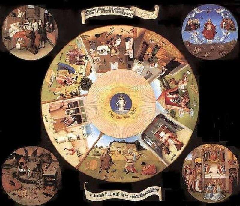 Sette peccati capitali e quattro ultime cose   Hieronymus Bosch