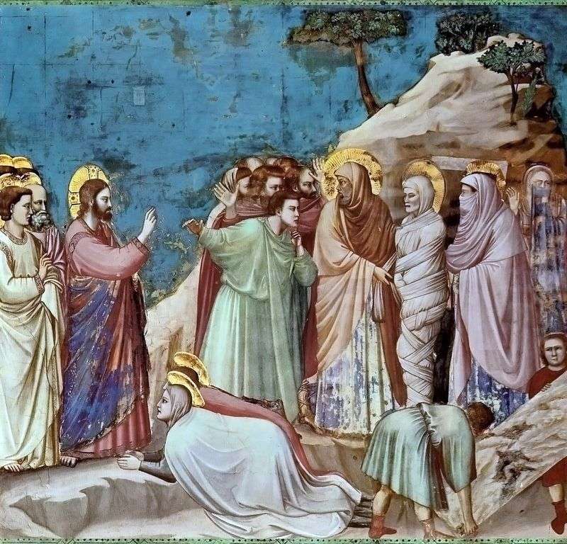 La risurrezione di Lazzaro   Giotto