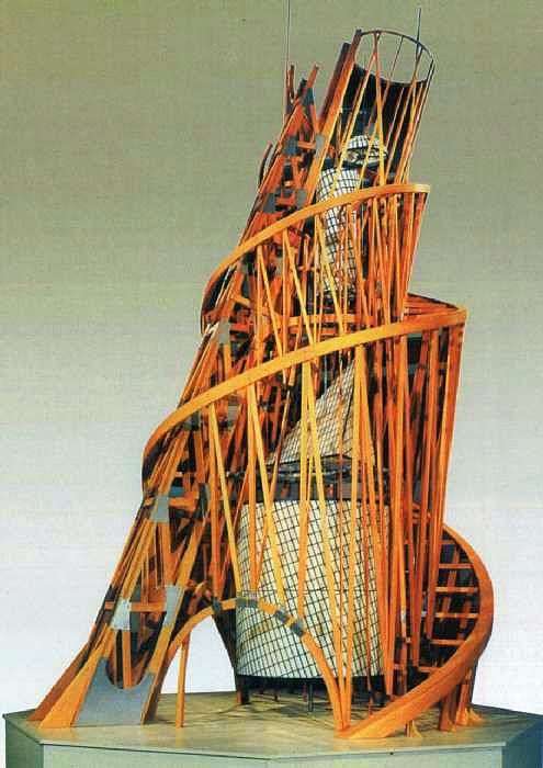 Torre. Modello del monumento alla III Internazionale   Vladimir Tatlin