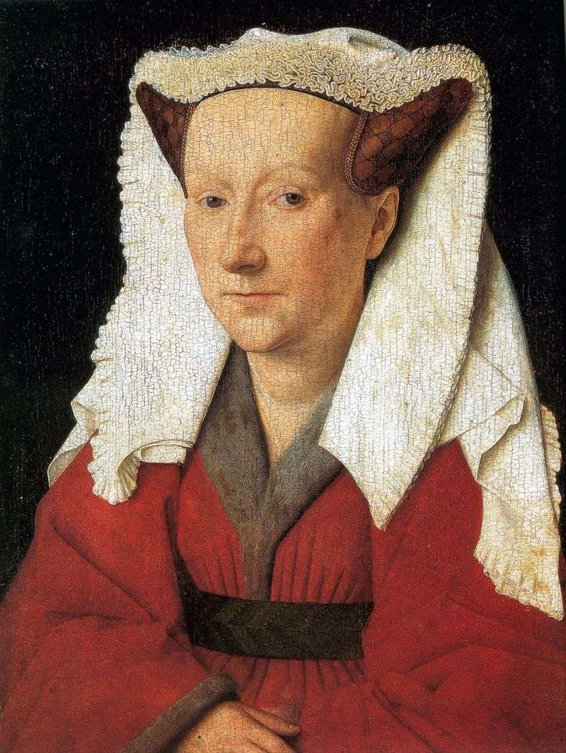 Ritratto della moglie di Margret van Eyck   Jan van Eyck