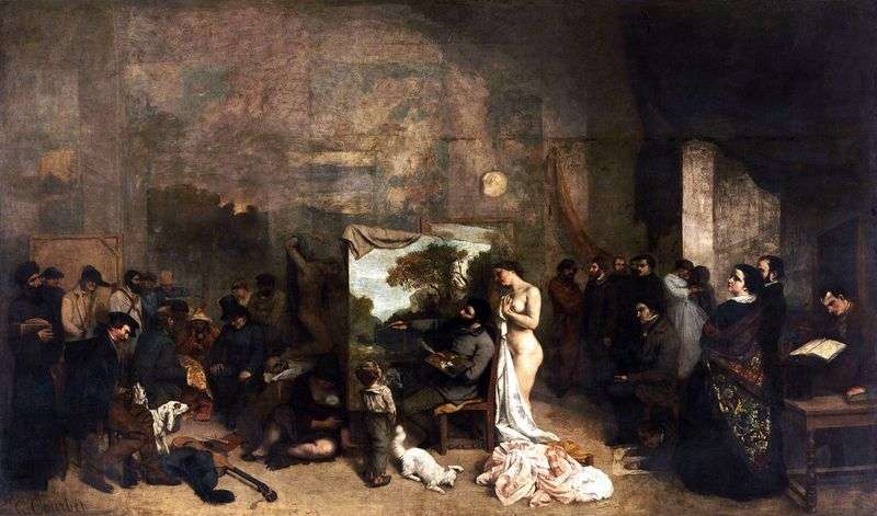 Workshop dellartista   Gustave Courbet