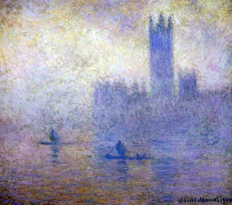 Palazzo del Parlamento a Londra. Effetto nebbia   Claude Monet