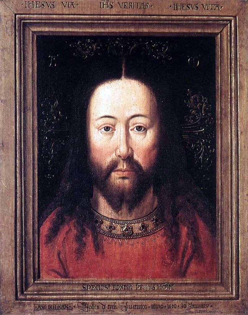 Ritratto di Cristo   Jan van Eyck