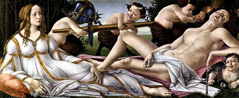Venere e Marte   Sandro Botticelli