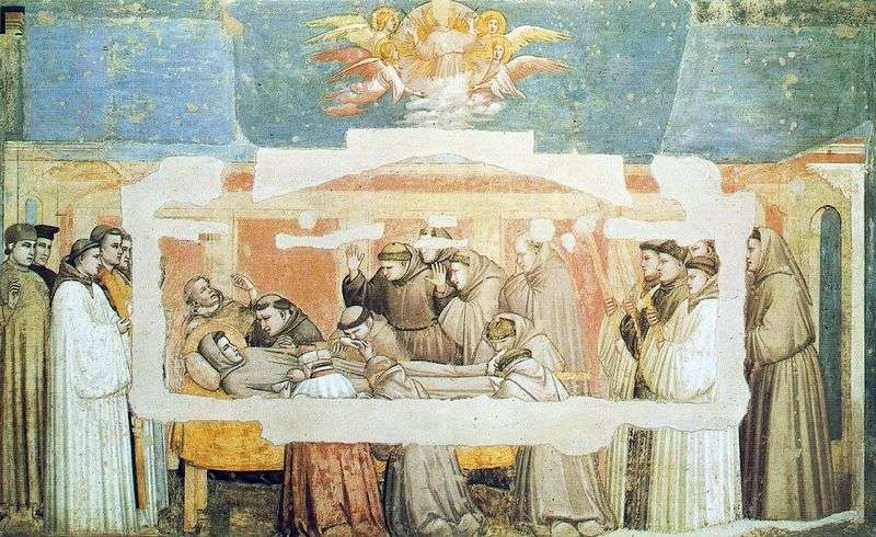 Morte di San Francesco   Giotto