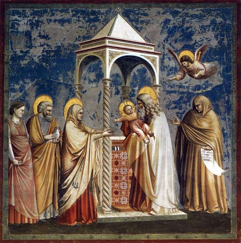 La presentazione del Signore   Giotto