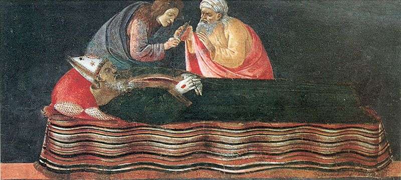 Estrarre il cuore di SantIgnazio   Sandro Botticelli