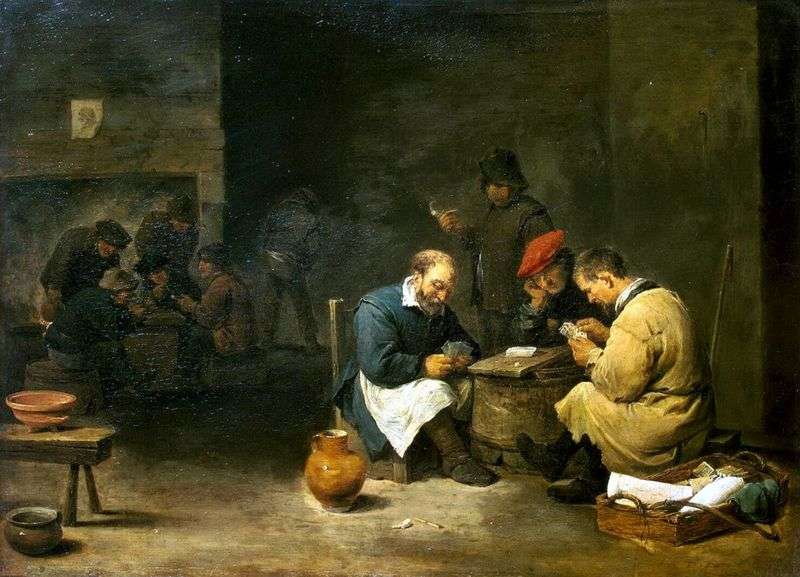 Giocatori dazzardo   David Teniers