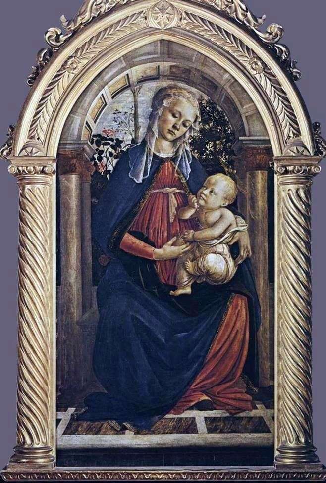 Madonna nel roseto   Sandro Botticelli