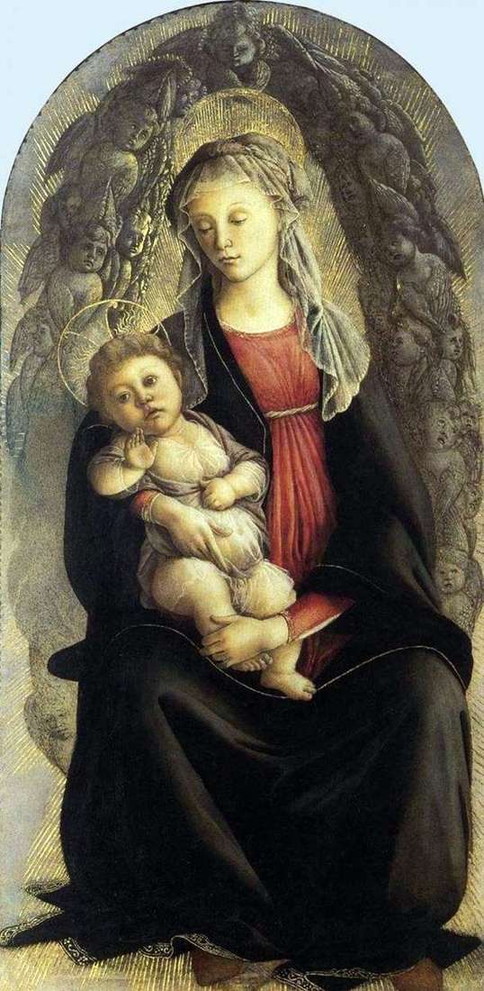 Madonna in gloria   Sandro Botticelli
