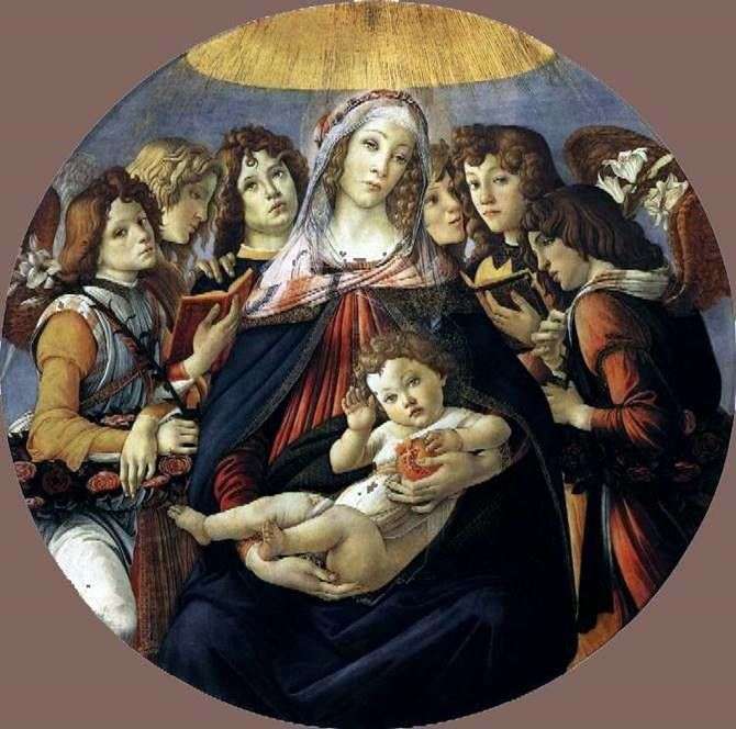 Madonna con melograno   Sandro Botticelli