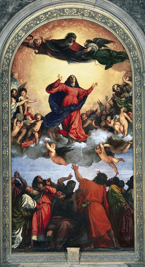 Ascensione della Madonna (Assunta)   Tiziano Vecellio
