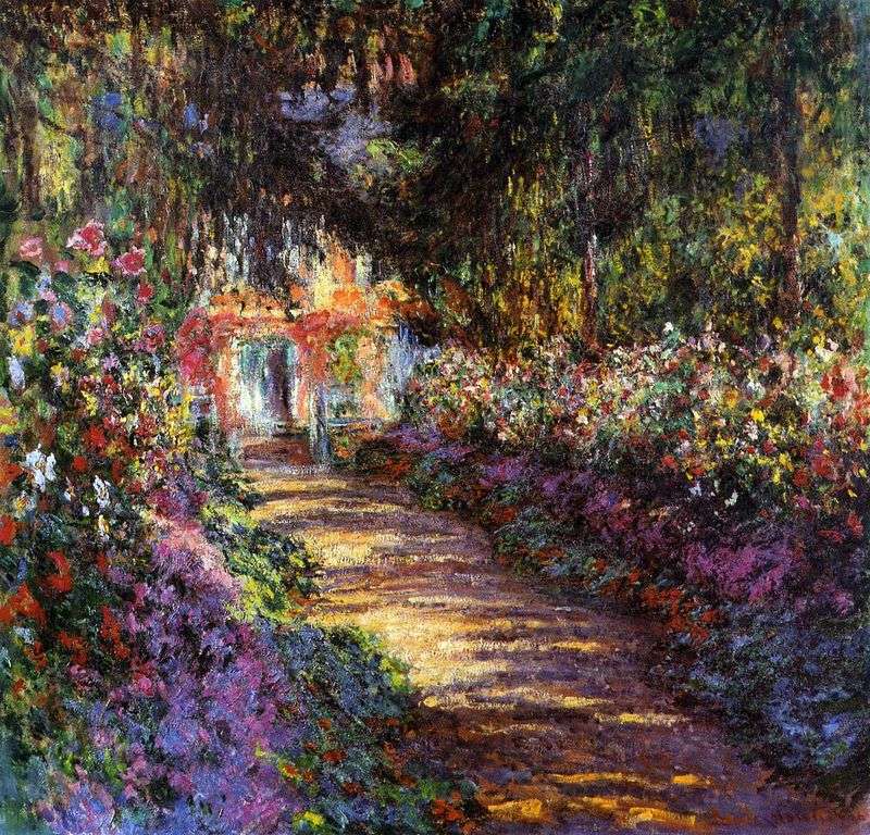 Giardino fiorito   Claude Monet