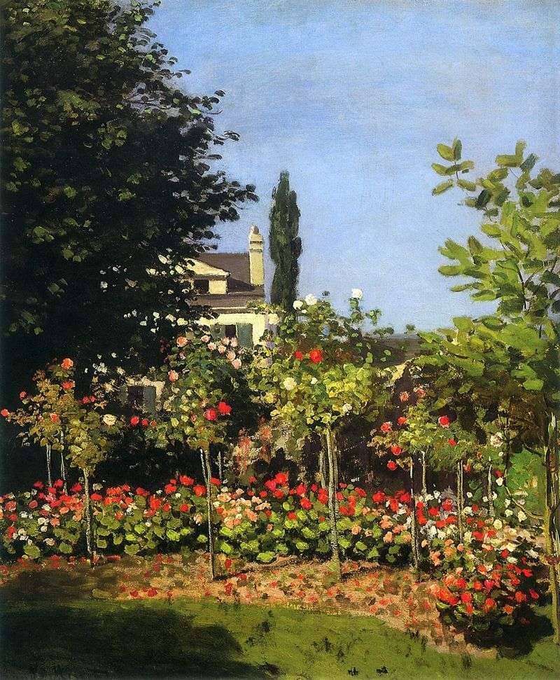 Giardino fiorito a St. Indirizzo   Claude Monet