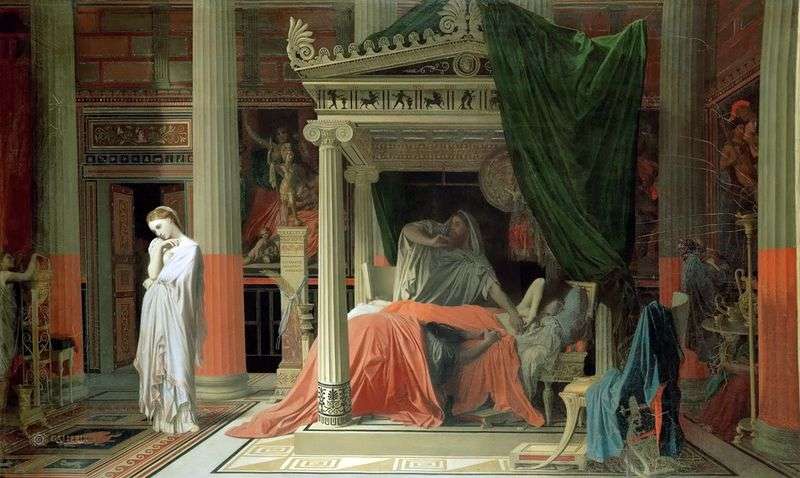Antioco e Stratonica   Jean Auguste Dominique Ingres