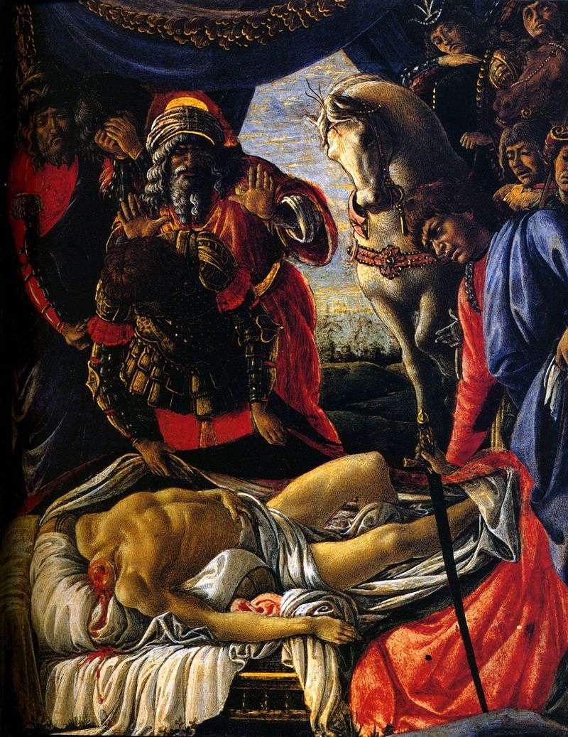 Alla ricerca del corpo di Oloferne   Sandro Botticelli