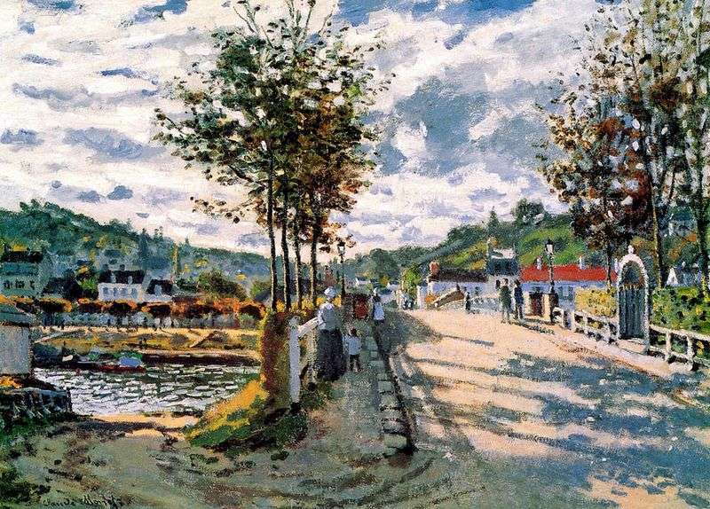 Senna vicino a Bougival   Claude Monet