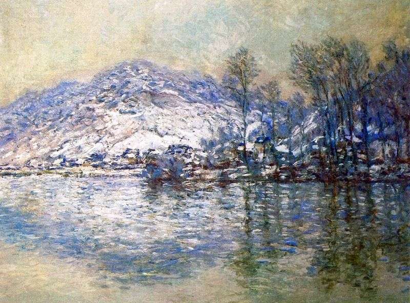 Senna, Port Ville   Claude Monet coperta di neve