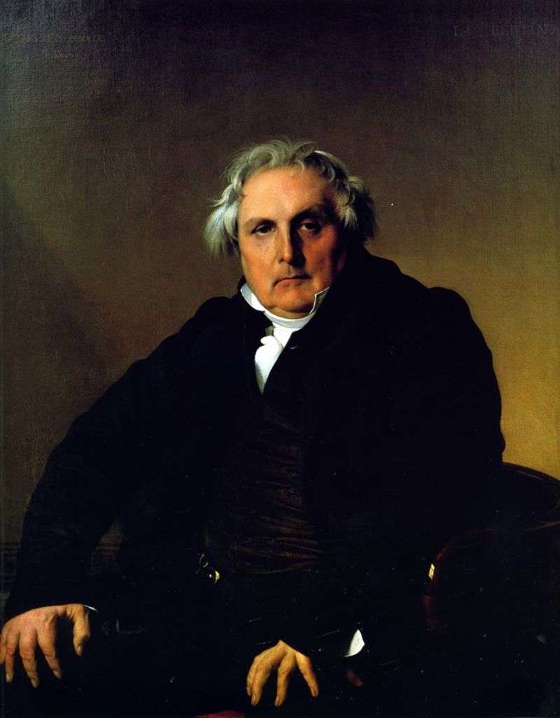 Ritratto di Louis Francois Bertin   Jean Auguste Dominique Ingres