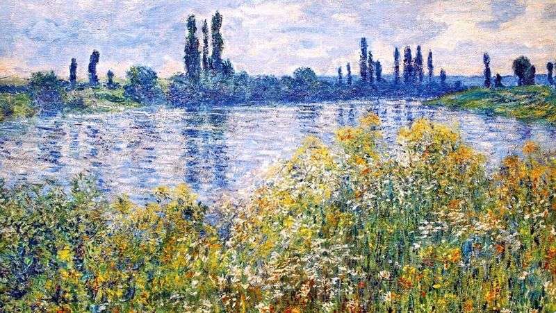 Fiori sulle rive della Senna   Claude Monet