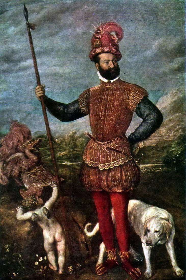 Ritratto di Giovanni Francesco Aquaviva, duca Atri   Tiziano Vecellio