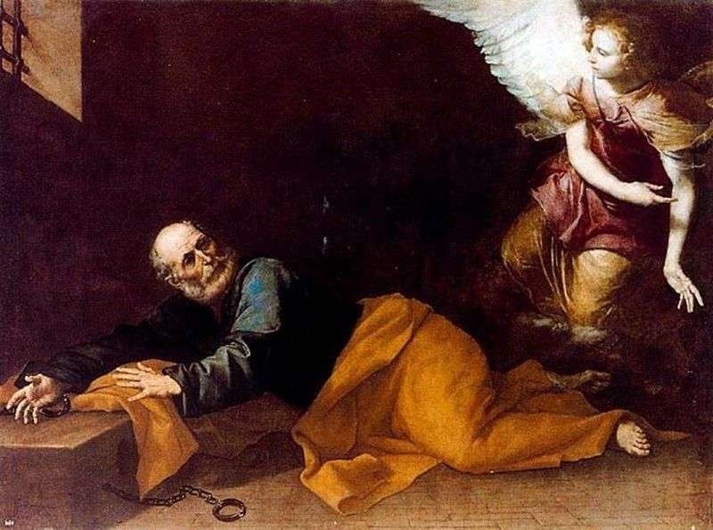 La liberazione dellapostolo Pietro dal carcere   Jusepe de Ribera