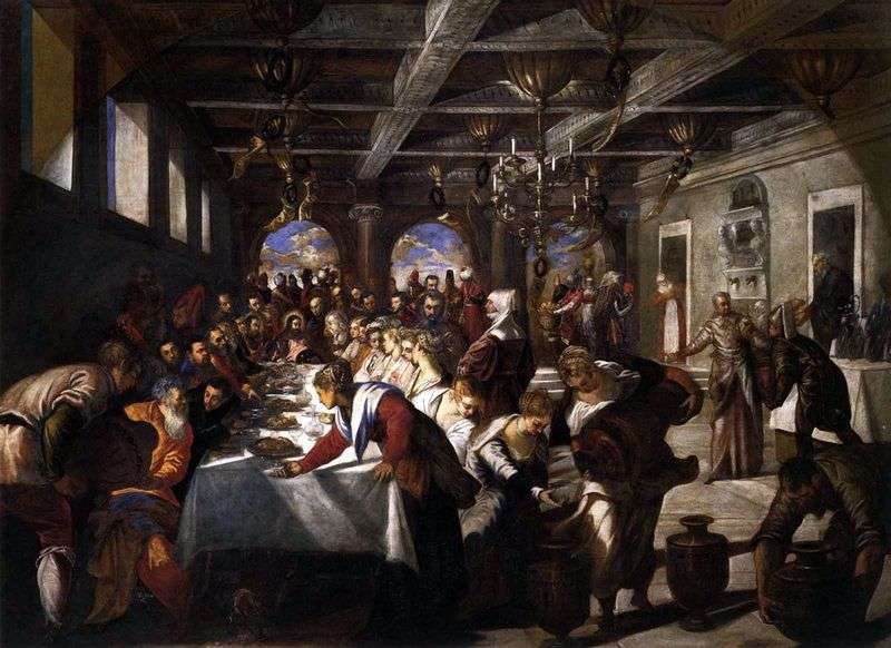Matrimonio a Cana di Galilea   Jacopo Tintoretto