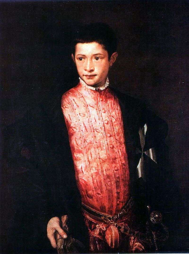 Ritratto di Ranuccio Farnese   Tiziano Vecellio