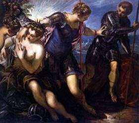 Minerva rimuove Marte da Peace and Plenty   Jacopo Tintoretto
