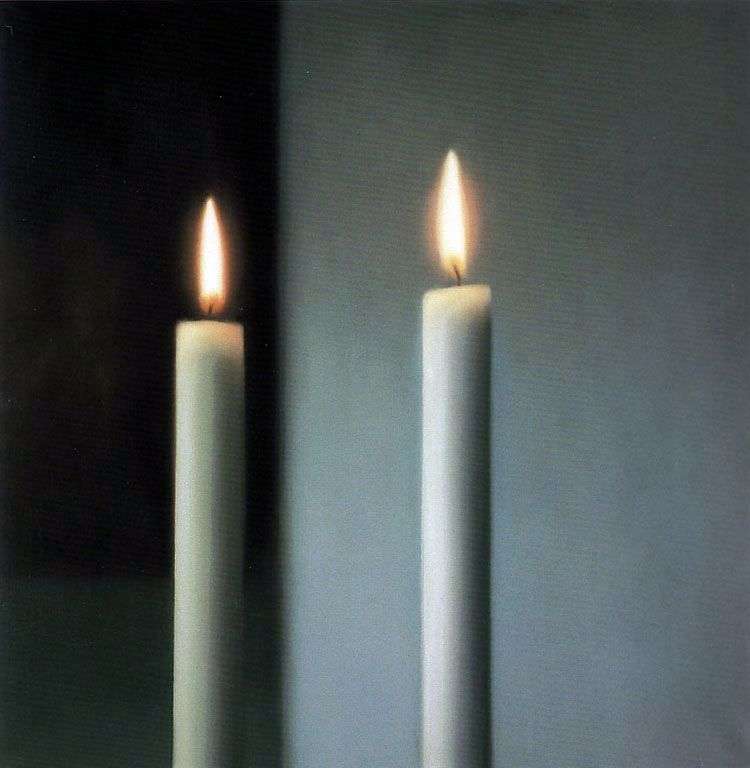 Due candele   Gerhard Richter