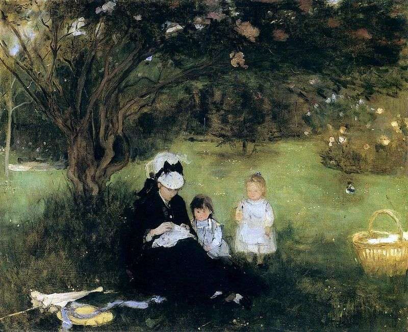 Lilla in Morekure   Bertha Morisot